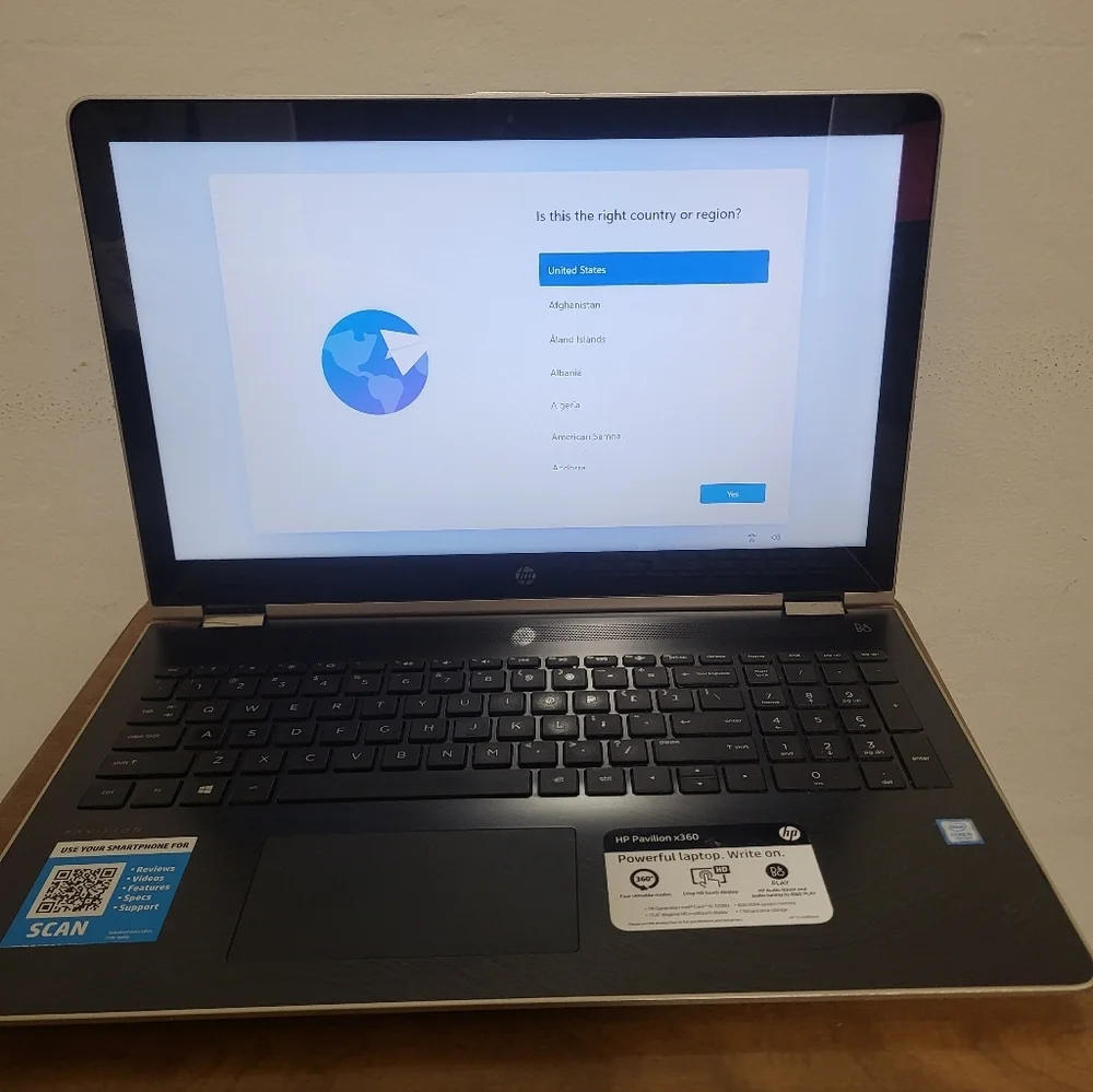 HP Pavilion x360 Convertible Laptop i5 7th Gen – Touchscreen 2-in-1